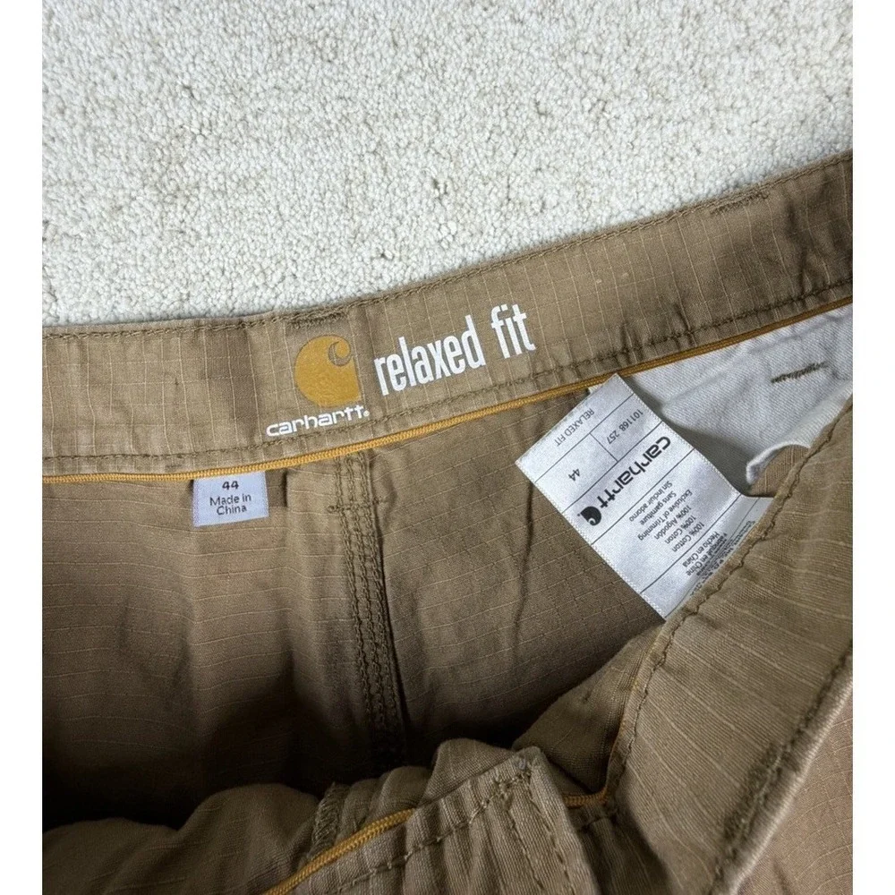 Carhartt Force Relaxed Fit Men's Carpenter Work Outdoor Shorts Brown Sz 44